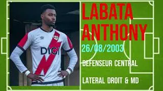 Miniature : LABATA ANTHONY Top Defenseur central, Lateral droit, Milieu defensif,anticipe, relance, puissant.