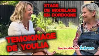 Miniature : Témoignage de Youlia - stage modelage du corps humain en Dordogne