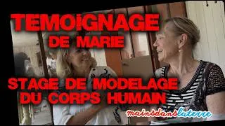 Miniature : Témoignage de Marie - stage modelage du corps humain en Dordogne 
