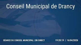 Miniature : Conseil municipal de Drancy - jeudi 16 avril 2026
