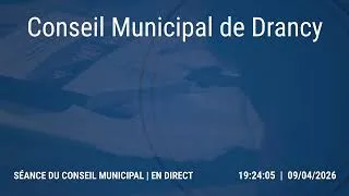 Miniature : Conseil municipal de Drancy - jeudi 9 avril 2026