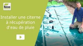 Miniature : Installer une citerne à récupération d'eau de pluie