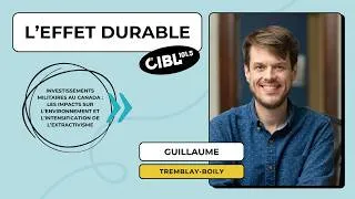 Miniature : Balado L’Effet durable - 2026-06-09 : Guillaume Tremblay-Boily