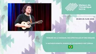 Miniature : 🇧🇷[Musique] Tribune de la musique, des disques et des spectacles -25-06-2026 Partie II : Matheus D.