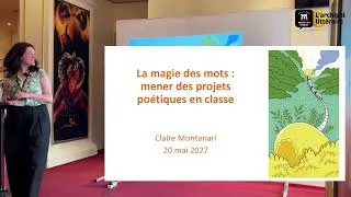Miniature : La magie des mots : mener des projets poétiques en classe
