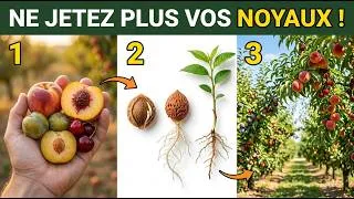 Miniature : Ne jetez plus vos noyaux ! Faites pousser pêchers, cerisiers et amandiers en 3 étapes