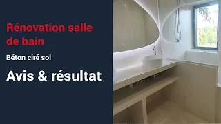 Miniature : Romain rénove sa salle de bain en béton ciré Ivoire