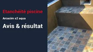 Miniature : Étanchéité complète d'une piscine avant carrelage avec ARCACIM S2 AQUA et ARCAFIBER
