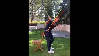 Miniature : Golf Swing Gardez les angles pour plus de régularité (exercice de la chaise)