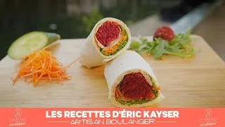 Miniature : Simple et bon, Éric Kayser vous dévoile le pas-à-pas de la recette de la galette au sandwich wrap