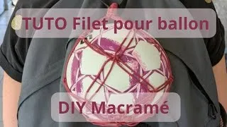 Miniature : TUTO Filet pour ballon DIY macramé - handball - football - basketball - volleyball