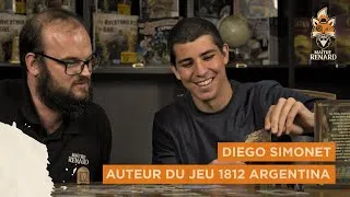 Miniature : Diego, auteur du jeu 1812 Argentina - Le Moment Créateur
