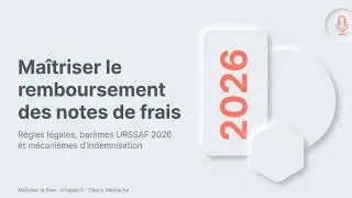Miniature : Le remboursement des frais professionnels en 2026 : cadre légal et barèmes URSSAF