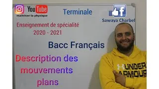 Miniature : Description des mouvements plans - Terminale Bacc français