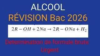 Miniature : ALCOOL Terminale -Reaction avec le sodium métal (révisions bac 2026)