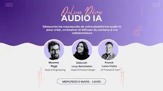 Miniature : Webinar démo solution d'Audio IA - majelan X
