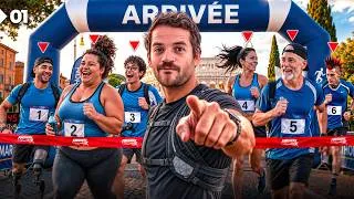 Miniature : J’ai pris 6 INCONNUS pour courir un SEMI MARATHON ( LES NOUVEAUX FINISHERS )