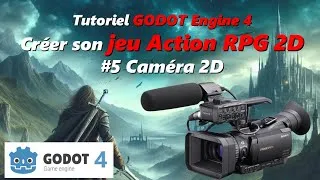 Miniature : Tuto GODOT 4 : créer un Action RPG / Rogue-like #5 Camera 2D