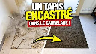 Miniature : J'encastre un tapis dans le carrelage pour seulement 50€ !
