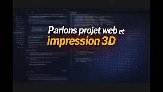 Miniature : Patpotage  projets web et impression 3D #1