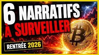 Miniature :  6 NARRATIFS CRYPTO intéressants pour la rentrée 2026 