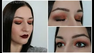 Miniature : [ Tutoriel Maquillage n°9 ] : Feuilles d'Automne ♡