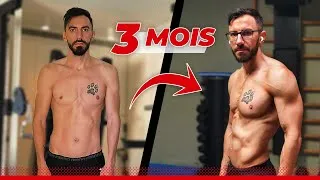 Miniature : Transformation physique en 3 MOIS  💪 #transformation   #sports