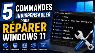 Miniature : 5 commandes indispensables pour réparer Windows 11
