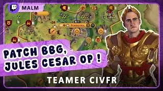 Miniature : JULES CÉSAR OP SUR LE NEW PATCH BBG ! Teamer CivFR sur CIVILIZATION 6