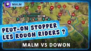 Miniature : PEUT-ON STOPPER LES ROUGH RIDERS ? MALM vs DOWON sur CIVILIZATION 6