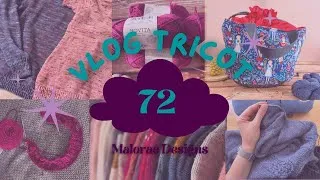 Miniature : Vlog Tricot 72 🧶 - Des tricots, un coloriage et la canicule | Maloraé Designs