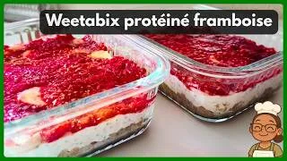 Miniature : Weetabix protéiné framboise 🍓 Petit dej facile & pas cher