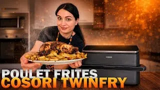Miniature : 🍗 POULET FRITES 🍟: le repas préféré des Français au Cosori twinfry AIRFRYER  !