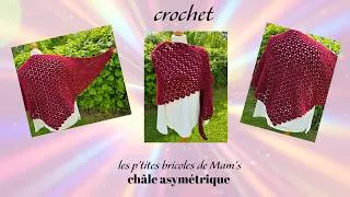 Miniature : châle asymétrique pour débutante