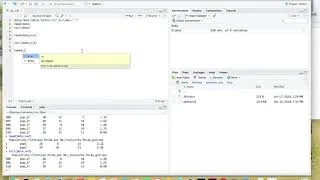 Miniature : Cours biostatistique. TP 1: introduction à la manipulation de données sous R
