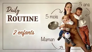 Miniature : Routine | Une journée avec moi ☀ ma vraie vie de maman avec 2 enfants en bas âge (non scolarisés)