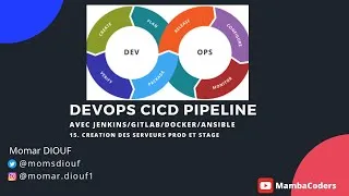 Miniature : DevOps CICD pipeline 15/17 - Creation des serveurs Prod et stage | Tuto fr