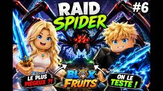 Miniature : ON TEST LE RAID SPIDER 🕷️… LE PLUS PIÉGEUX ?! | Blox Fruits #6