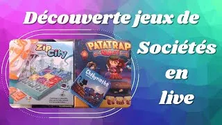Miniature : [Blabla] Découverte jeux de sociétés en live 🎲
