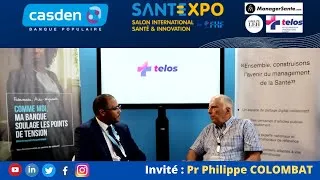 Miniature : Professeur Philippe COLOMBAT (Président de l’association AQUAVIES). Interview à SANTEXPO 2022