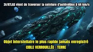 Miniature : 3I/ATLAS a traversé la ceinture d'astéroïdes à 44 km/s — Objet interstellaire le plus rapide jamais