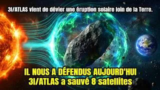 Miniature : 3I/ATLAS vient de dévier une éruption solaire loin de la Terre — sauvant ainsi 8 satellites.