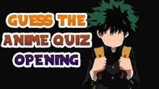 Miniature : guess the anime opening quiz
