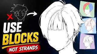 Miniature : Stop Detailing Hair Strands! Try This Simple Technique