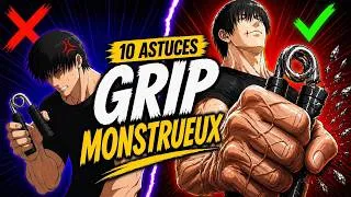 Miniature : 10 TECHNIQUES pour une force de poigne MONSTRUEUSE (deviens surpuissant)