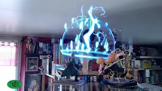 Miniature : SOULS OF FIGURINES IN EPIC BATTLE - HOLOGRAPHIC FEAT !! One piece X Demon slayer (2.0)