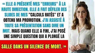 Miniature : Elle vole mon projet pour sa promotion ： ma vengeance en direct détruit sa carrière devant le