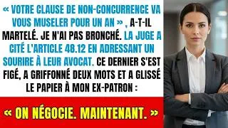 Miniature : Le juge cita le §48 12 — son avocat, figé, griffonna deux mots ： « Transigez  Maintenant  »