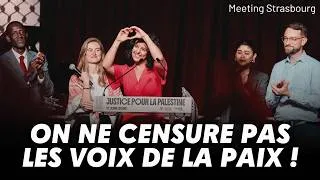 Miniature : On ne censure pas les voix de la paix ! (meeting justice pour la Palestine)