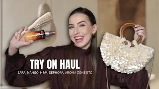 Miniature : TRY ON HAUL 🤍 Zara, Mango, H&M, Sephora, Primark, Aroma-zone etc